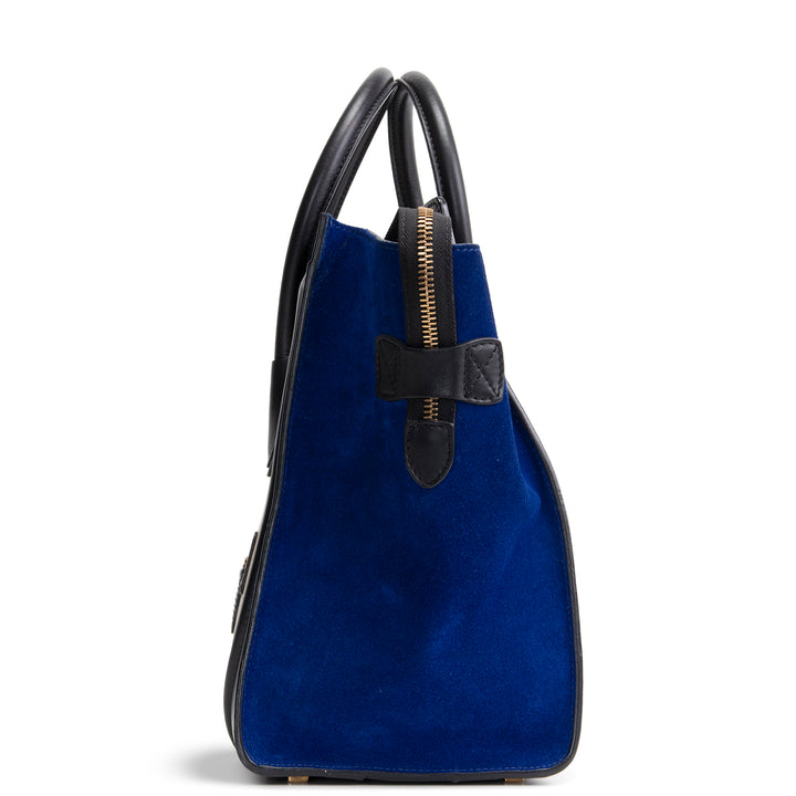 CELINE Tricolor Phantom Luggage Tote- Black/Blue/Taupe OUTLET FINAL SALE