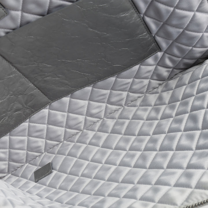 CHANEL Crinkled Quilted Laptop Cover - Silver - OUTLET FINAL SALE