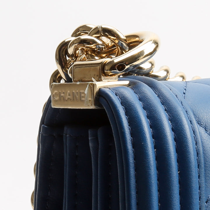 CHANEL North South Boy Bag - Royal Blue