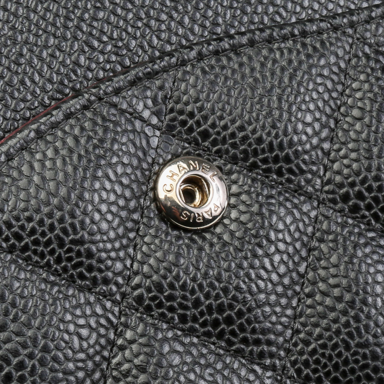 CHANEL Caviar Classic Jumbo Double Flap Black ALB