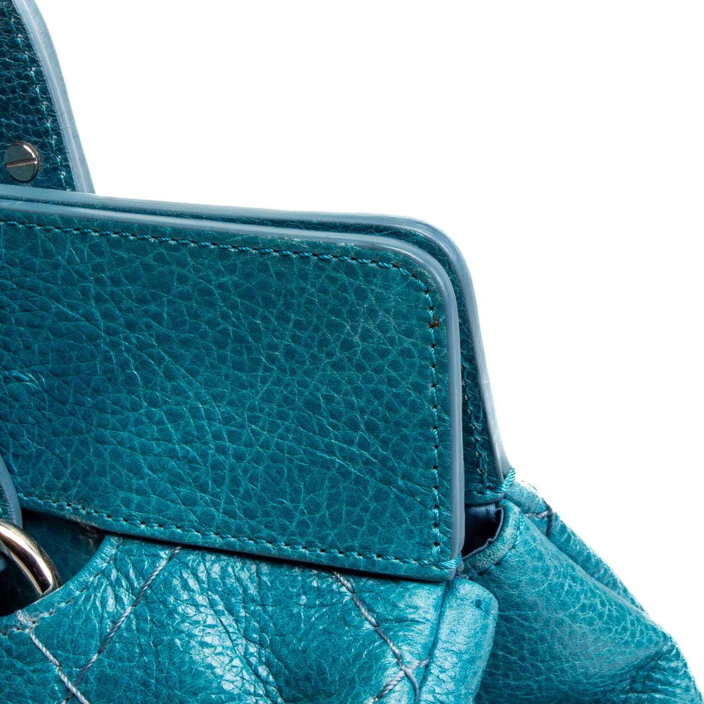 CHANEL Glazed On The Road Large Tote - Turquoise