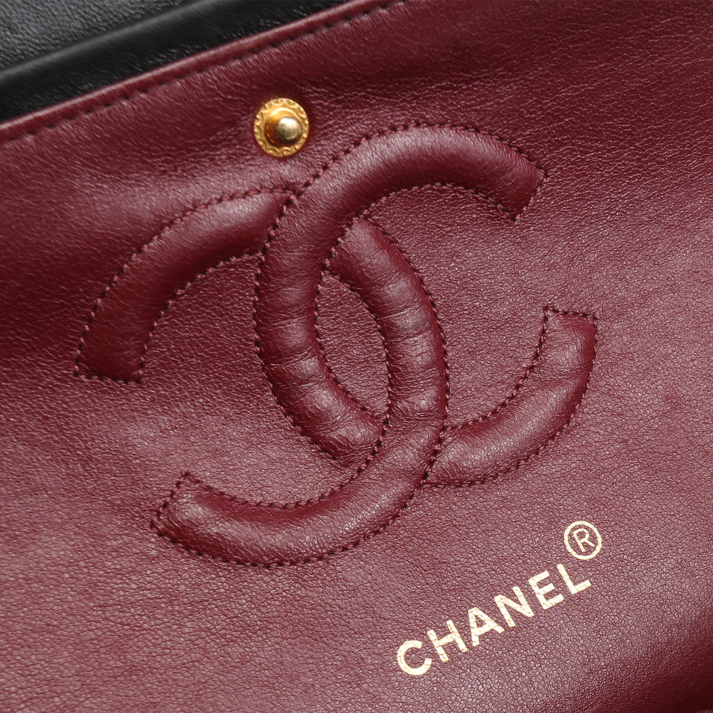 CHANEL Lambskin Medium Double Flap Bag - Black FINAL SALE OUTLET