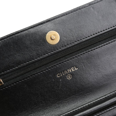 CHANEL Lucky Charms Wallet on Chain - Black