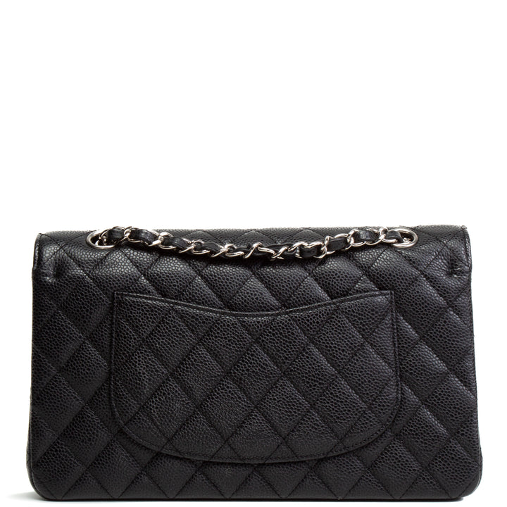 CHANEL Classic Medium Caviar Double Flap - Black