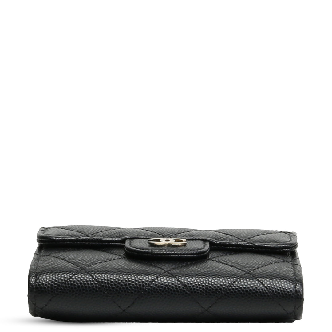 CHANEL Flap Cardholder Wallet - Black