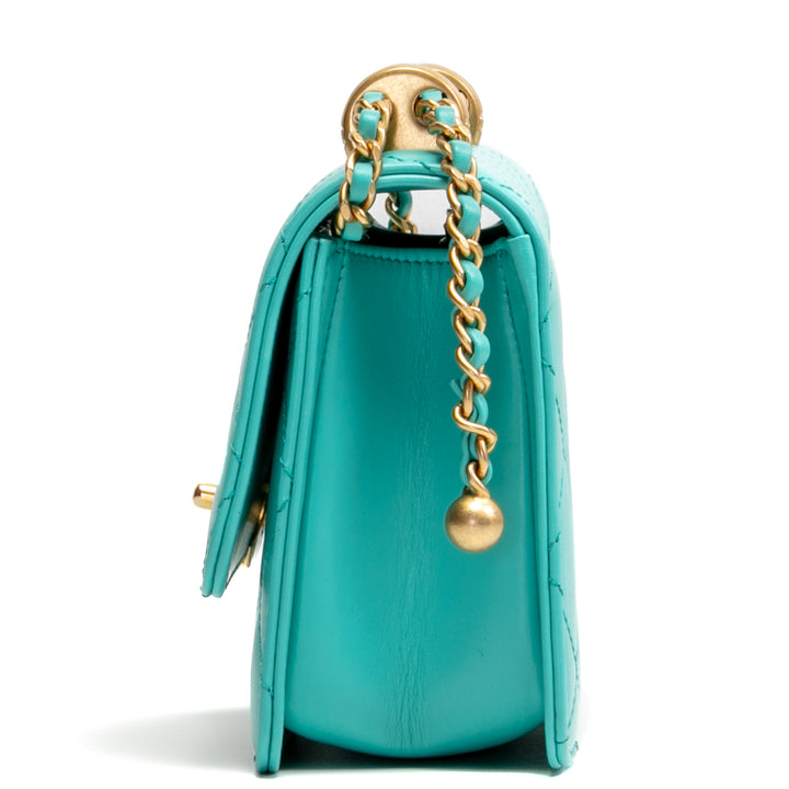 CHANEL Mini Perfect Fit Flap - Turquoise