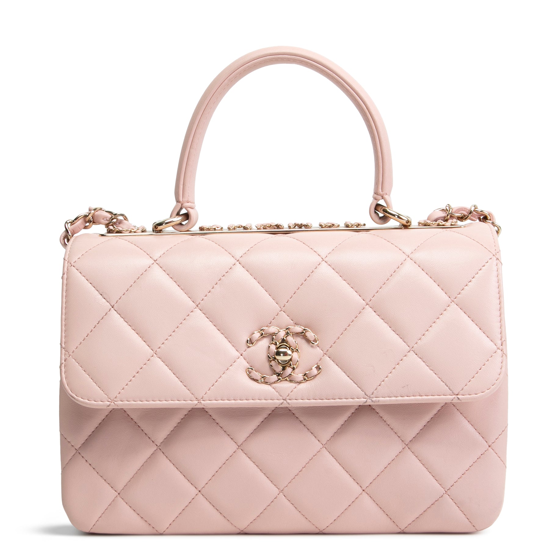 大人気【CHANEL】Trendy CC トップハンドル バッグ CHANEL Trendy CC Small- Pink – ALB
