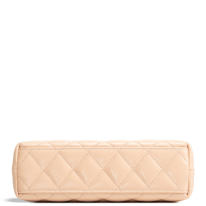 CHANEL Shiny Aged Calfskin Nano Kelly Shopper