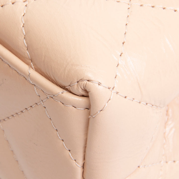 CHANEL Shiny Aged Calfskin Nano Kelly Shopper