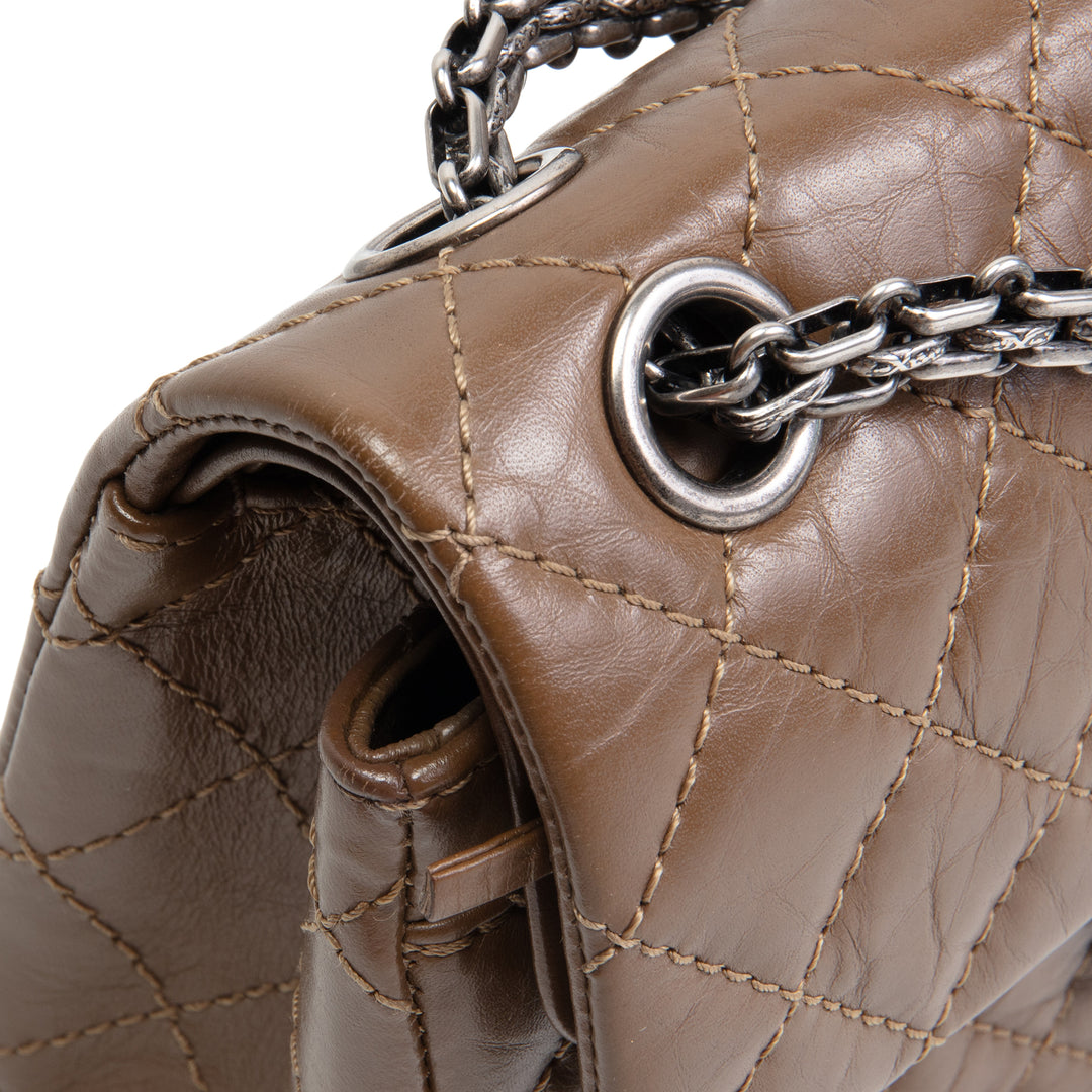 CHANEL Reissue Double Flap Mini - Olive Brown