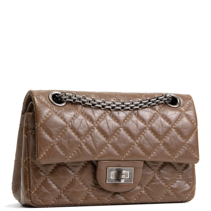 CHANEL Reissue Double Flap Mini - Olive Brown