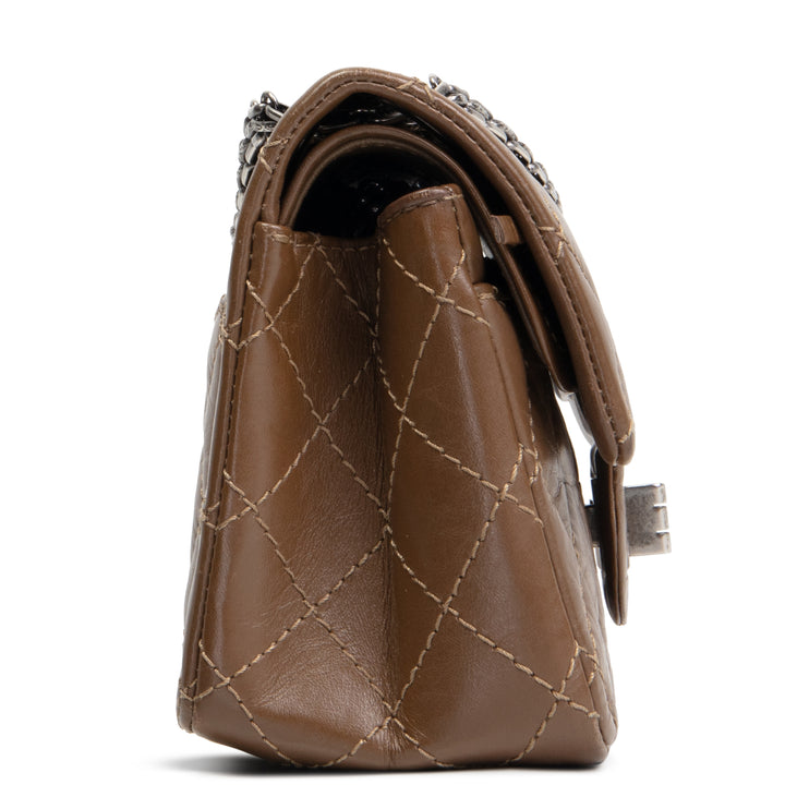 CHANEL Reissue Double Flap Mini - Olive Brown