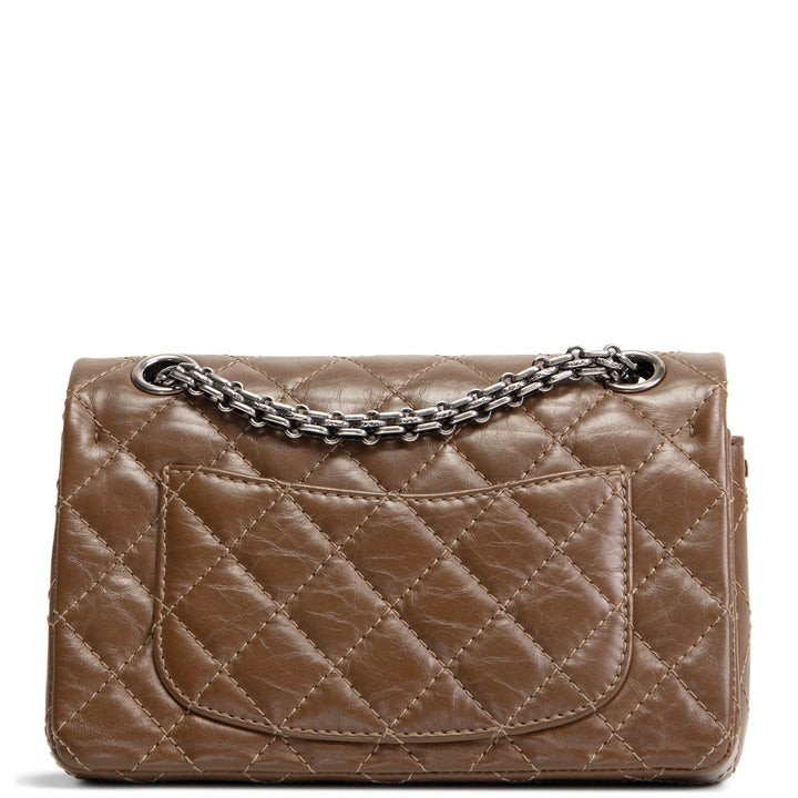 CHANEL Reissue Double Flap Mini - Olive Brown