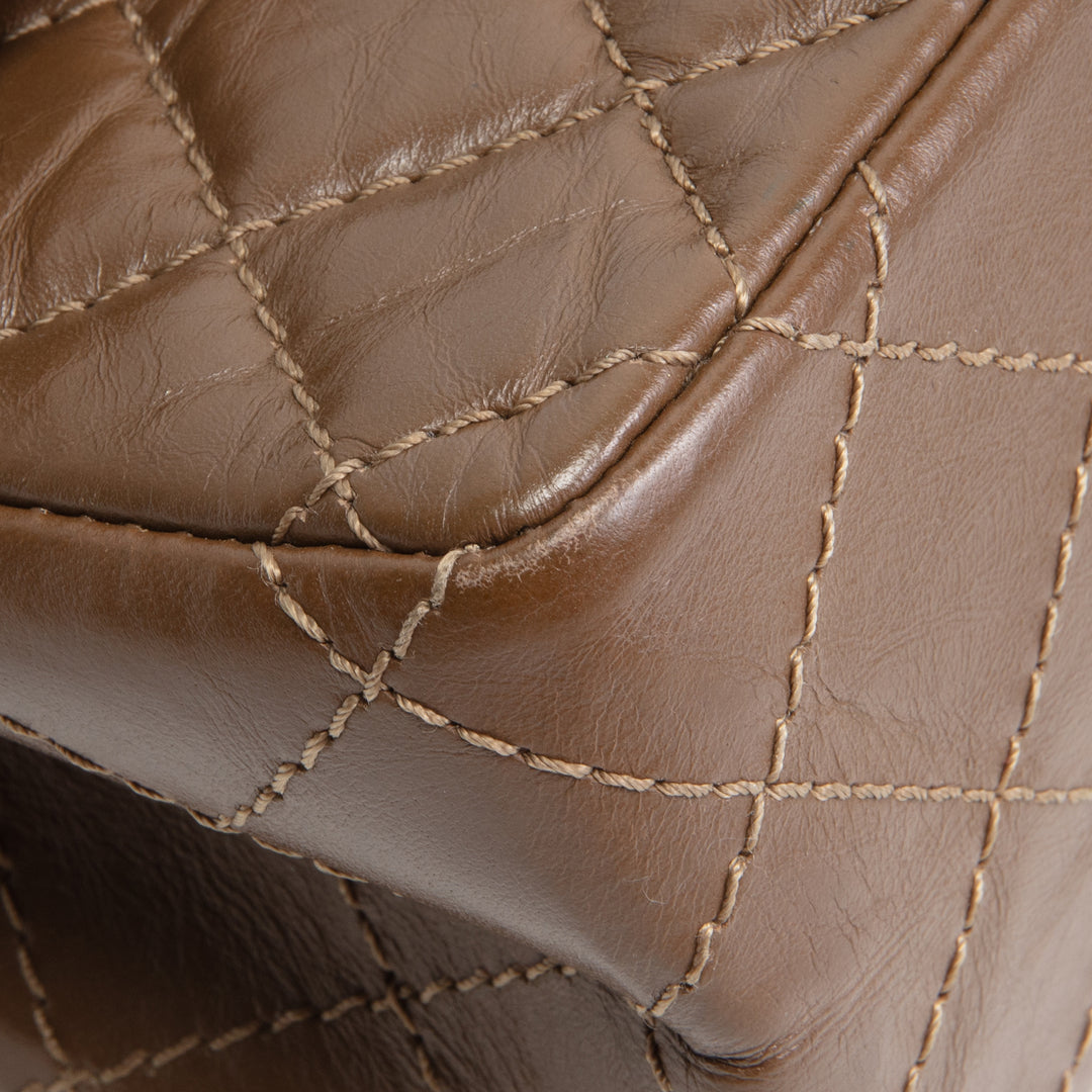 CHANEL Reissue Double Flap Mini - Olive Brown