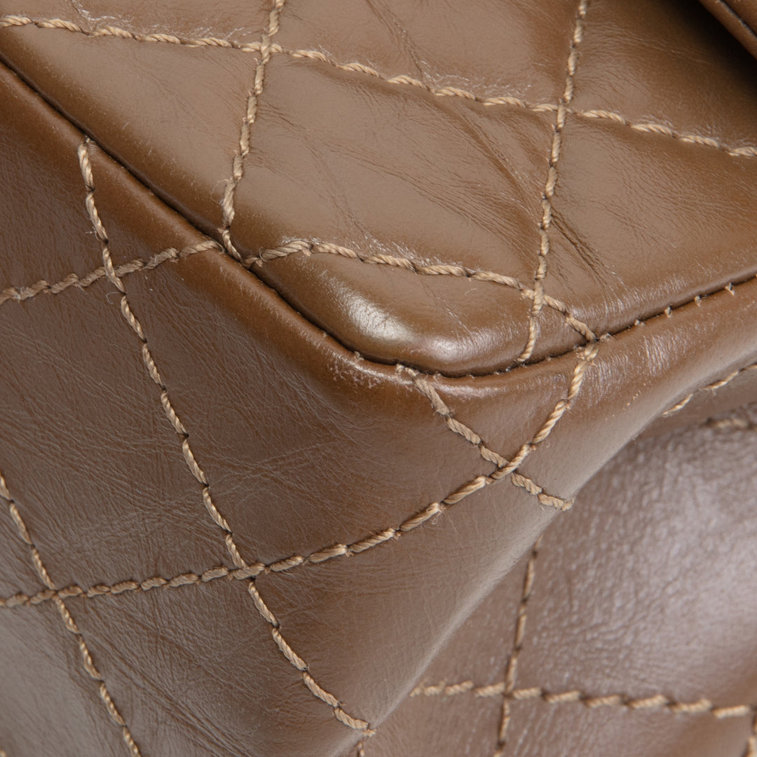 CHANEL Reissue Double Flap Mini - Olive Brown