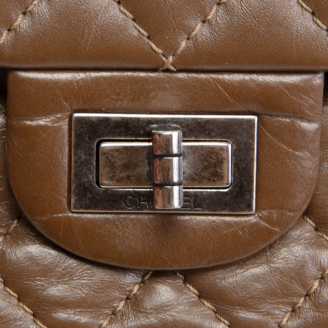 CHANEL Reissue Double Flap Mini - Olive Brown