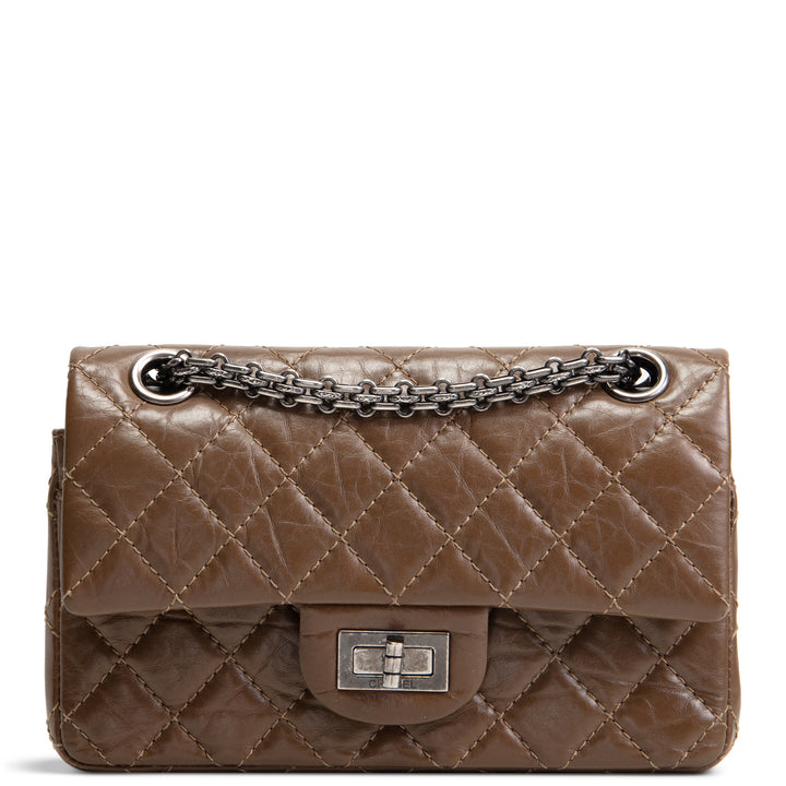 CHANEL Reissue Double Flap Mini - Olive Brown
