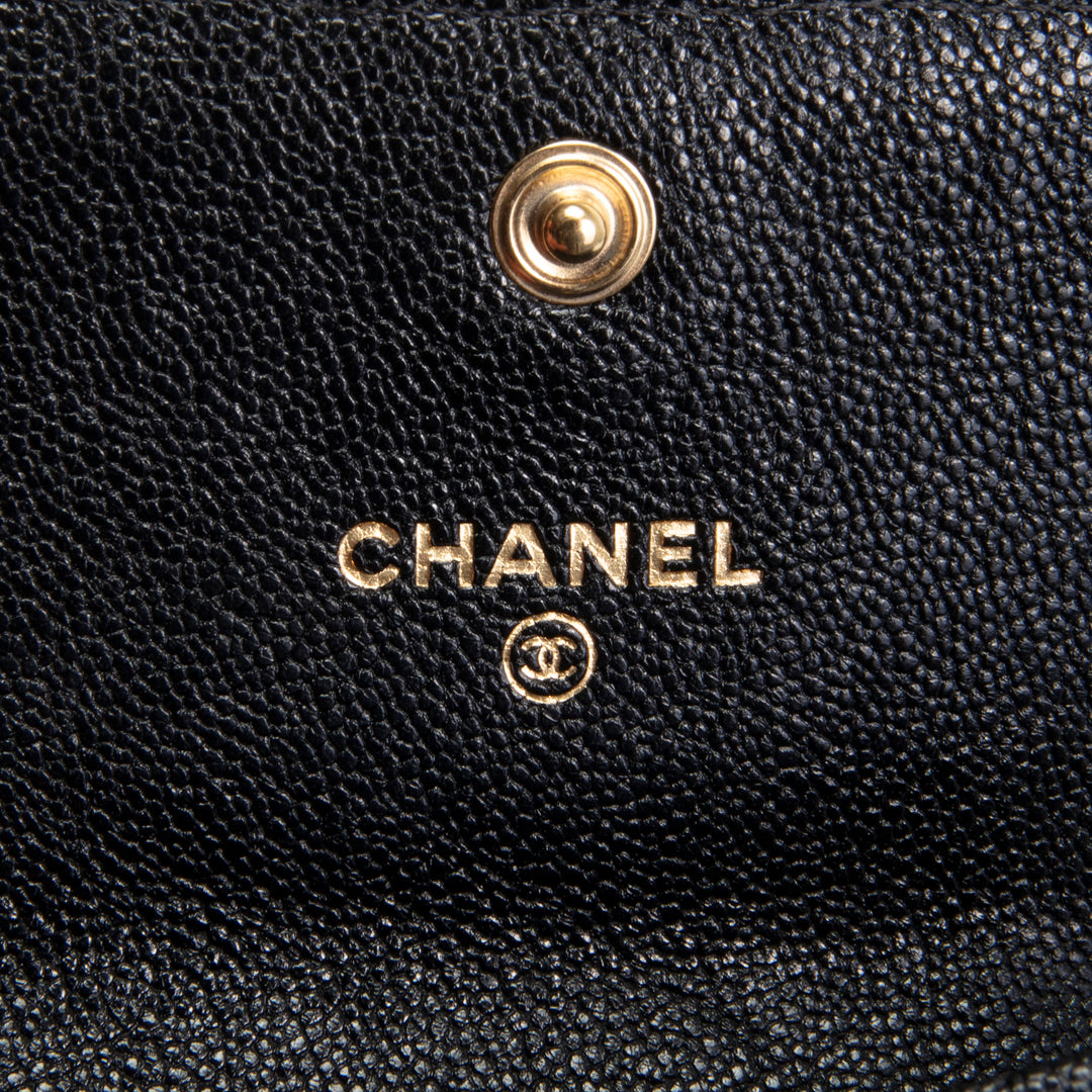 CHANEL Small Boy Flap Wallet - Quilted Cavier