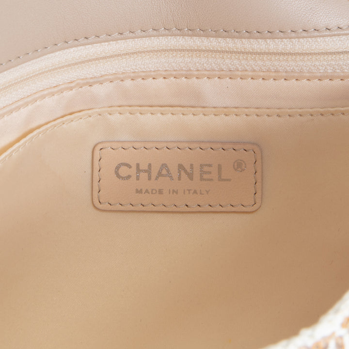 CHANEL Sequins Flap Bag - Ivory