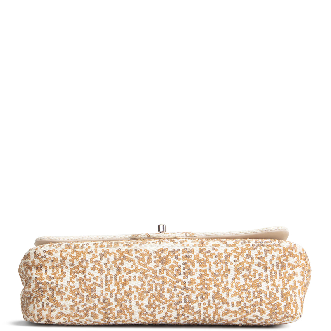 CHANEL Sequins Flap Bag - Ivory