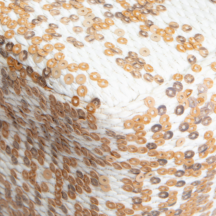 CHANEL Sequins Flap Bag - Ivory