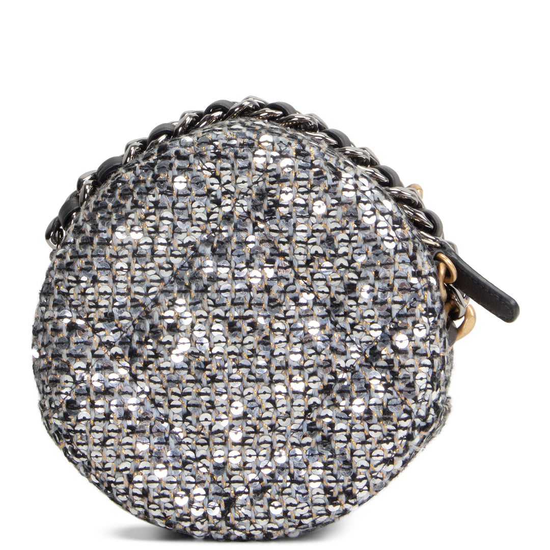 CHANEL 19 Round Clutch on Chain - Sequin