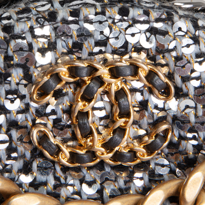 CHANEL 19 Round Clutch on Chain - Sequin