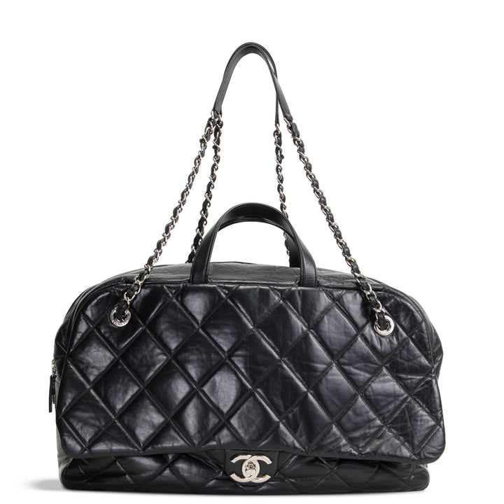 CHANEL Large Express Bowling Bag - Black - OUTLET FINAL SALE