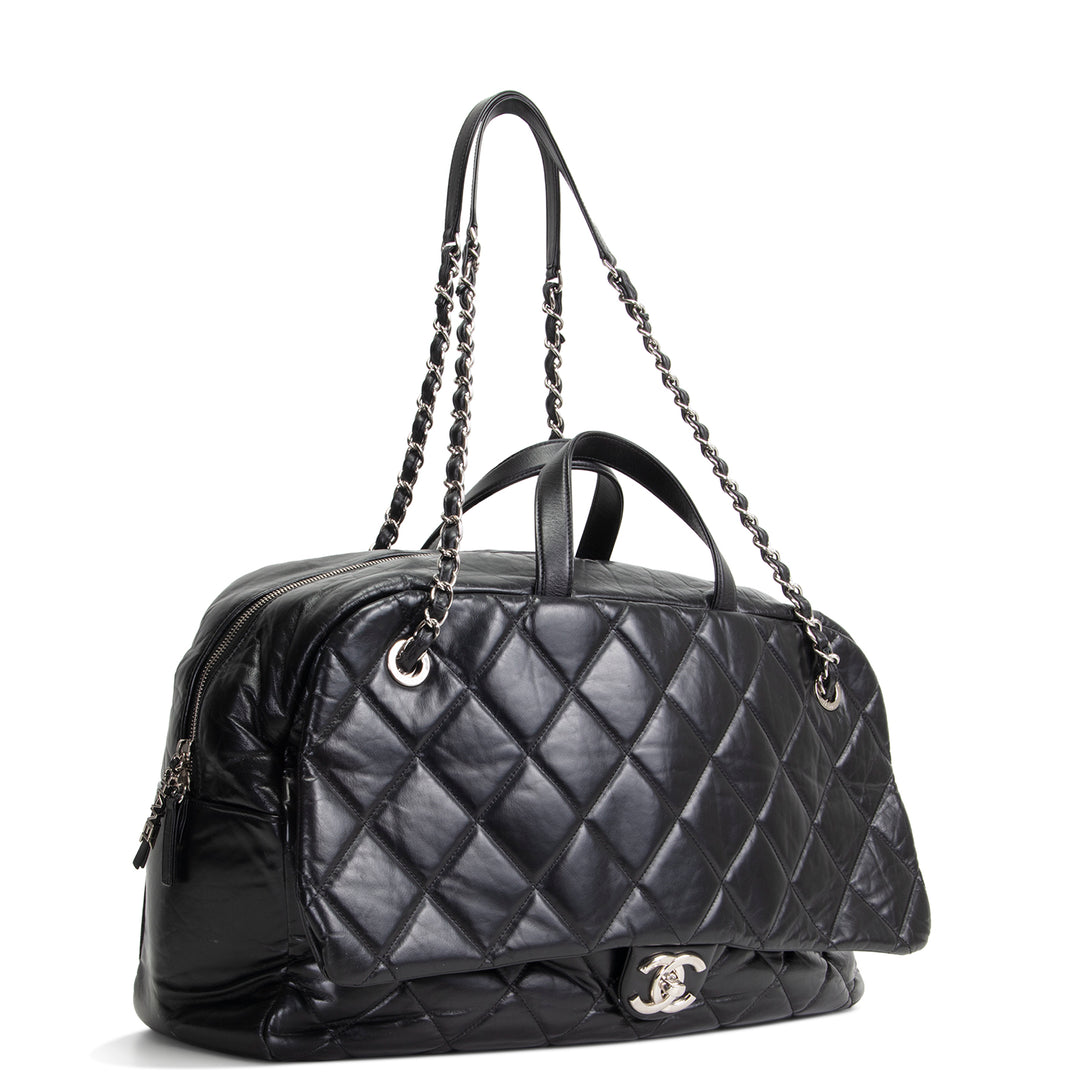 CHANEL Large Express Bowling Bag - Black - OUTLET FINAL SALE