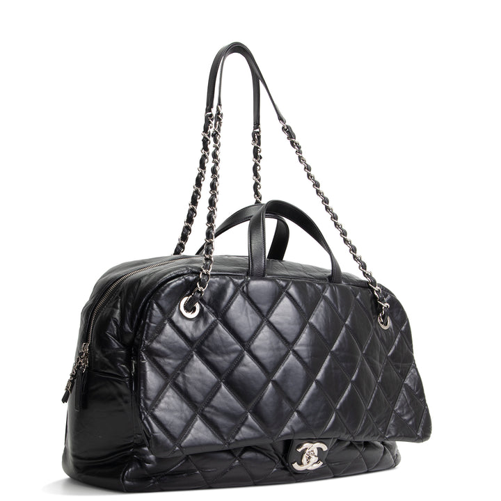 CHANEL Large Express Bowling Bag - Black - OUTLET FINAL SALE