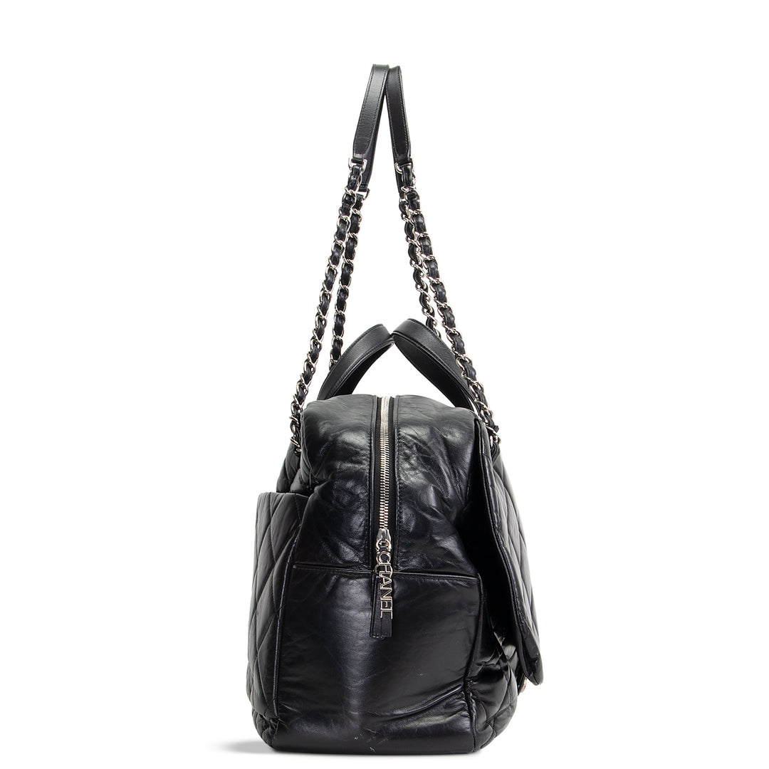 CHANEL Large Express Bowling Bag - Black - OUTLET FINAL SALE