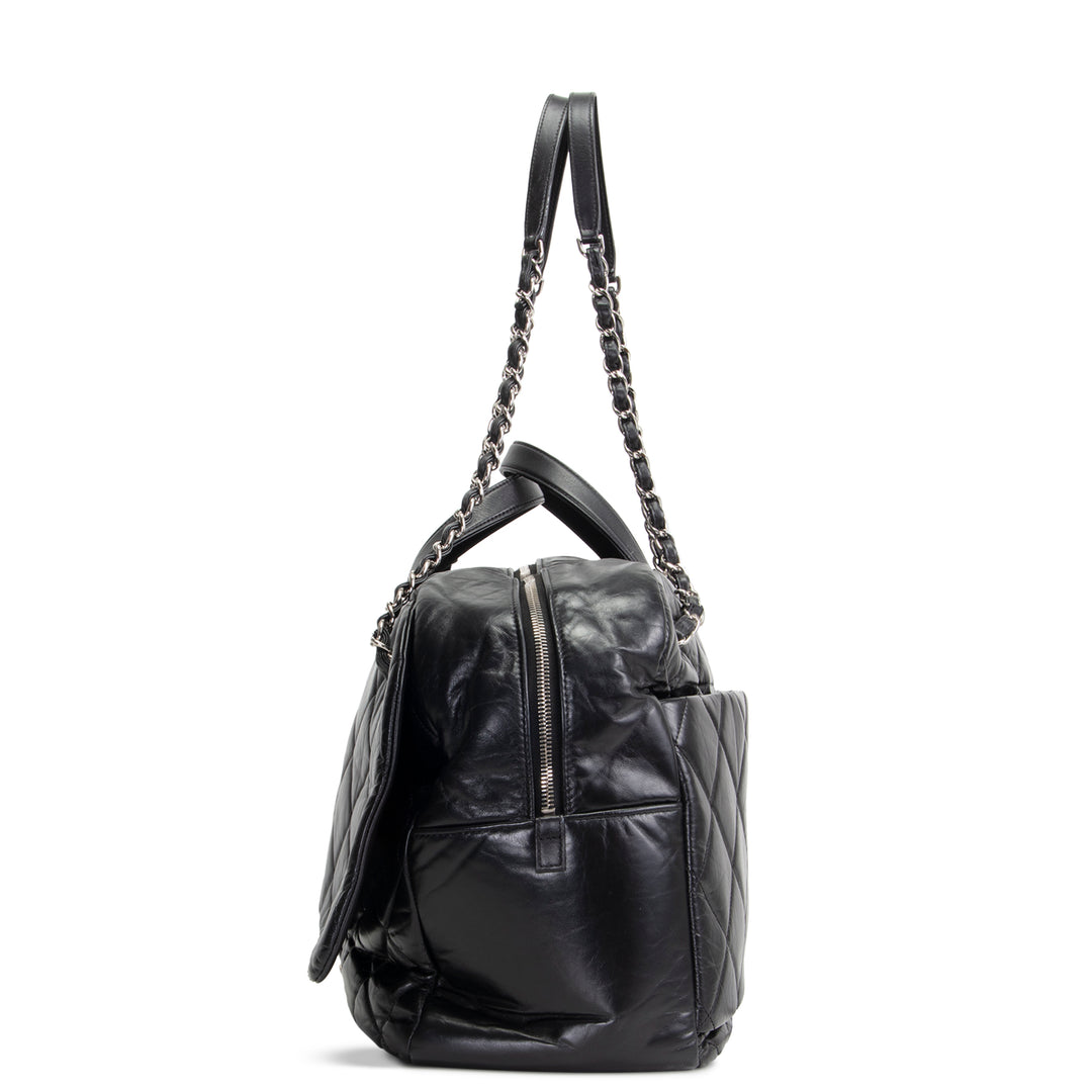 CHANEL Large Express Bowling Bag - Black - OUTLET FINAL SALE