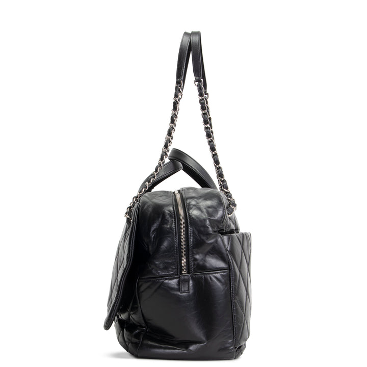 CHANEL Large Express Bowling Bag - Black - OUTLET FINAL SALE