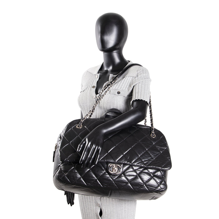 CHANEL Large Express Bowling Bag - Black - OUTLET FINAL SALE