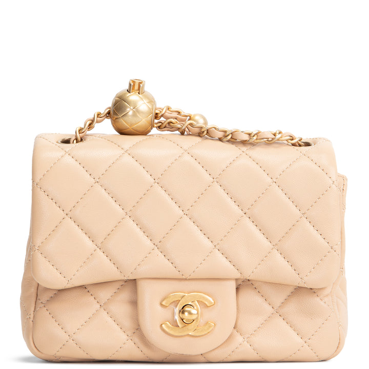 CHANEL Pearl Crush Mini Square Flap Bag