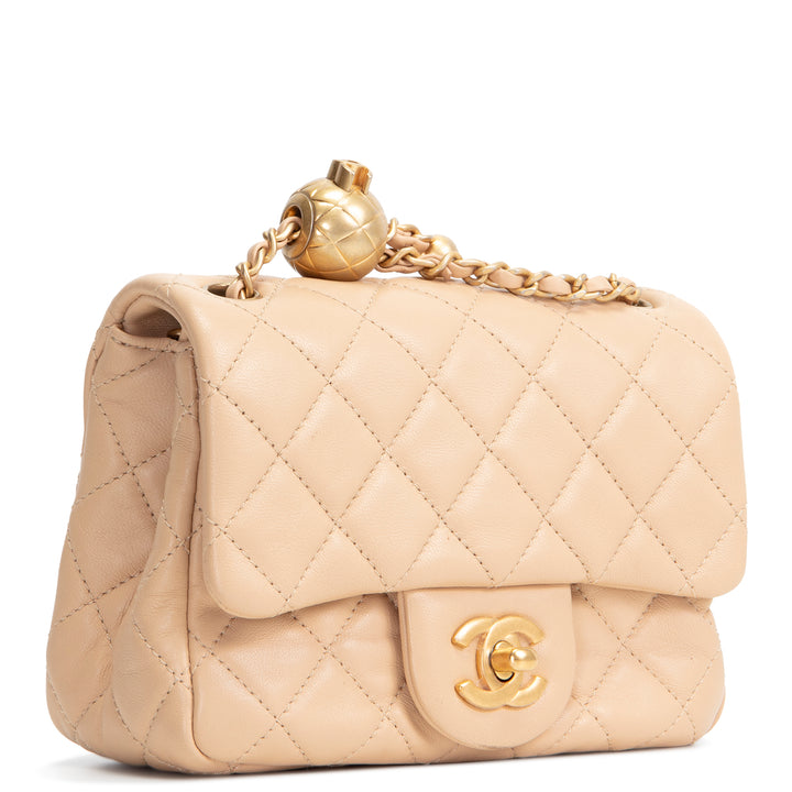 CHANEL Pearl Crush Mini Square Flap Bag