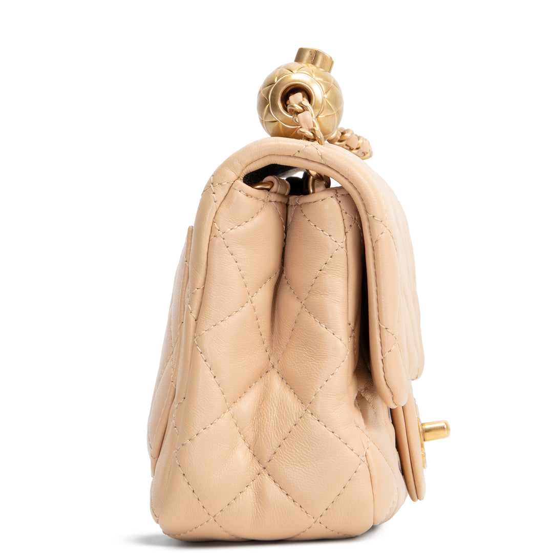 CHANEL Pearl Crush Mini Square Flap Bag