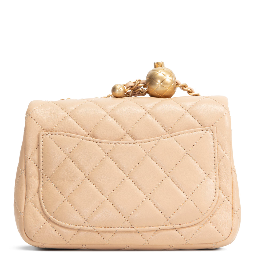 CHANEL Pearl Crush Mini Square Flap Bag