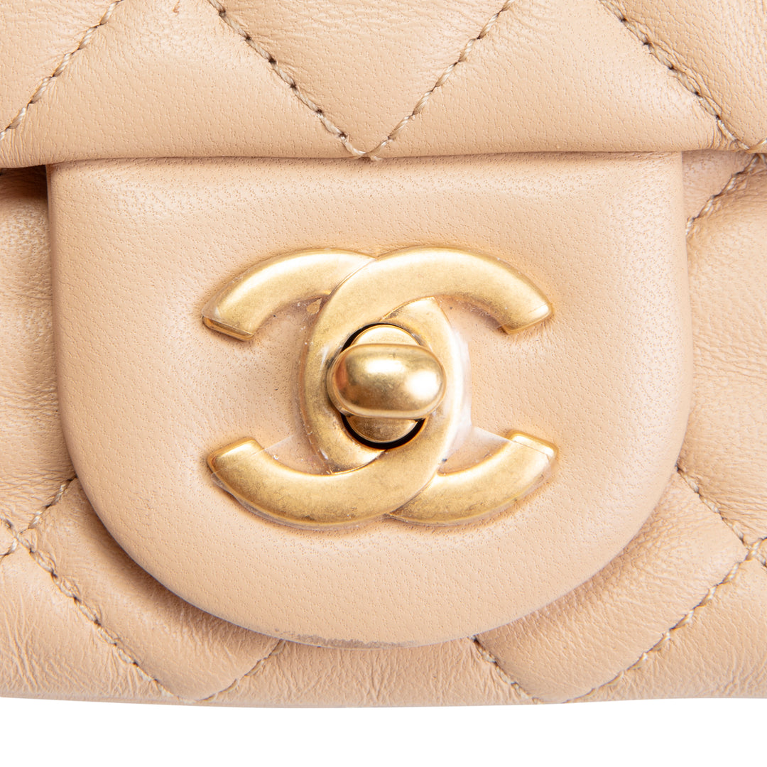 CHANEL Pearl Crush Mini Square Flap Bag