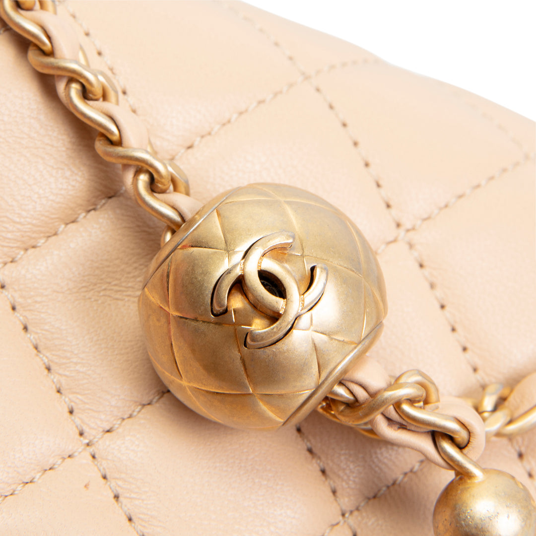 CHANEL Pearl Crush Mini Square Flap Bag