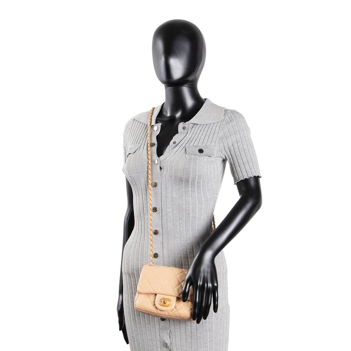 CHANEL Pearl Crush Mini Square Flap Bag