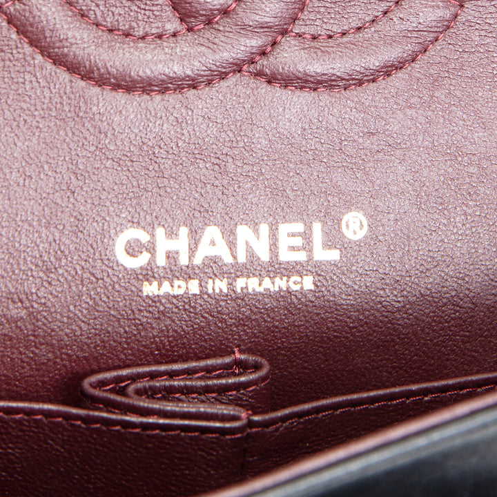 CHANEL Classic Lambskin Medium Double Flap - Black