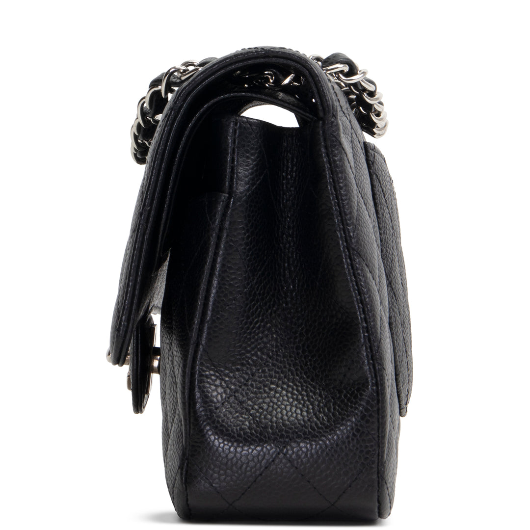 CHANEL Classic Caviar Medium Double Flap - Black