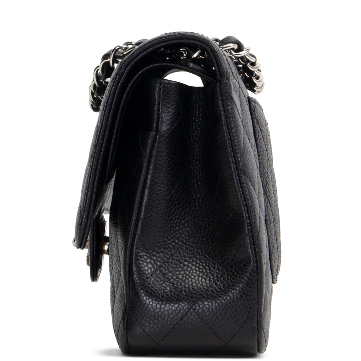 CHANEL Classic Caviar Medium Double Flap - Black
