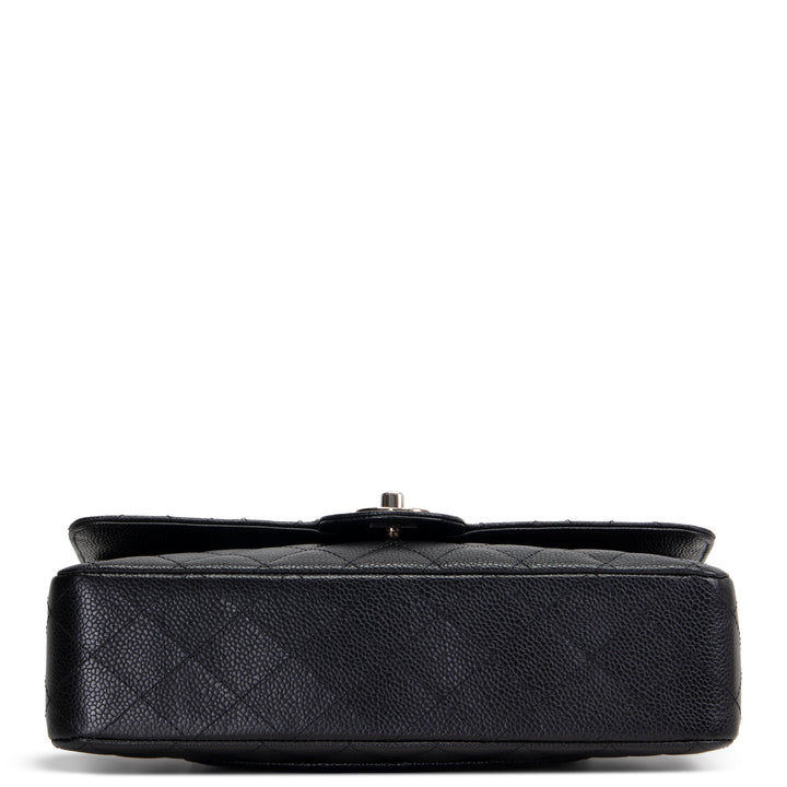 CHANEL Classic Caviar Medium Double Flap - Black