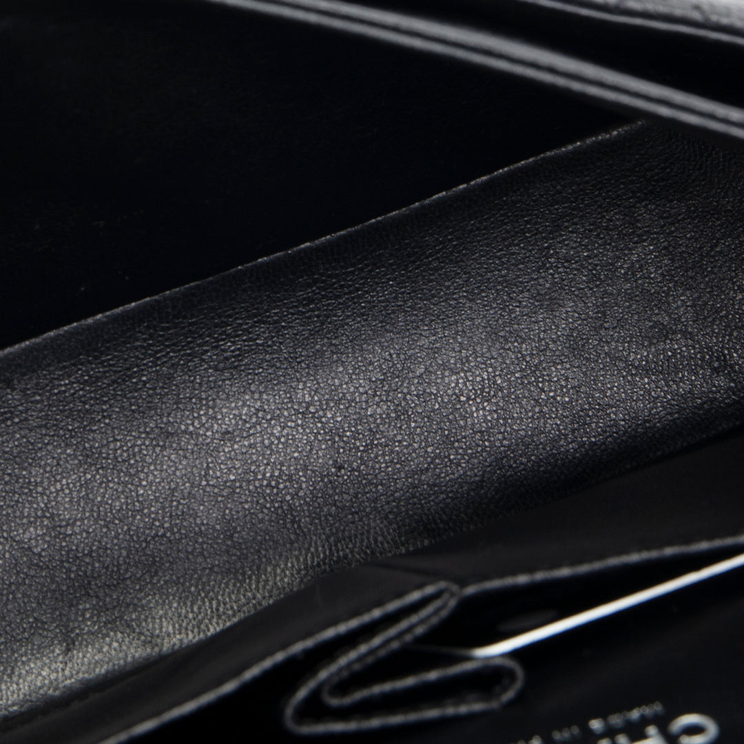 CHANEL Classic Caviar Medium Double Flap - Black