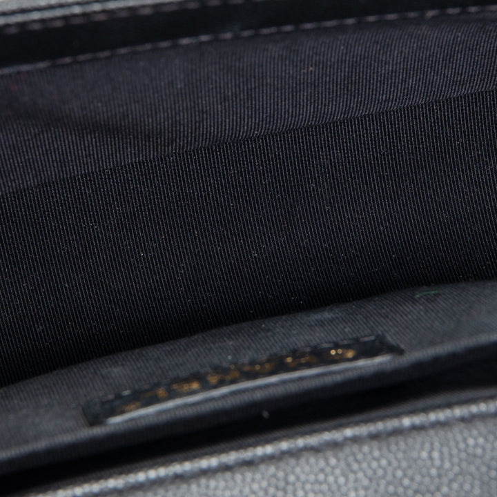 CHANEL Caviar Medium Boy Bag - Black