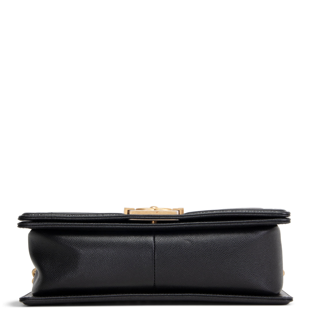 CHANEL Boy Bag Medium - Quilted Caviar