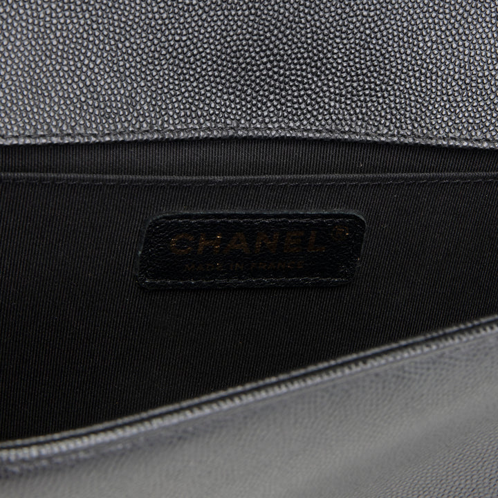 CHANEL Boy Bag Medium - Quilted Caviar