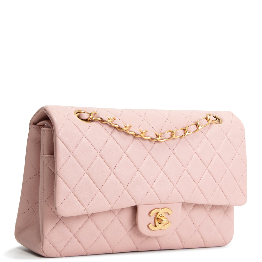 CHANEL Vintage Medium Double Flap - Pink